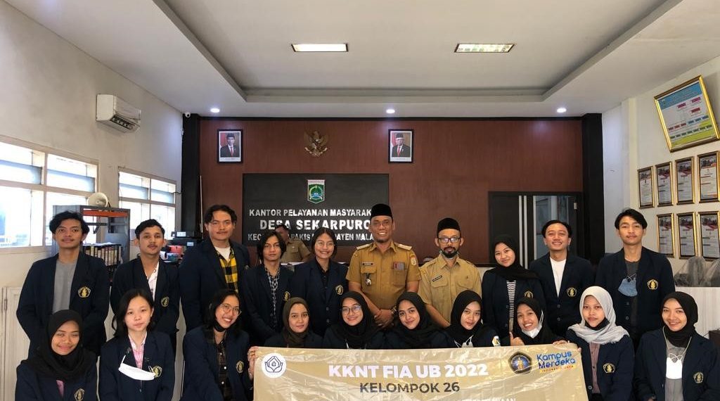 KKNT FIA UB Tuntaskan 5 Program Kerja di Desa Sekarpuro